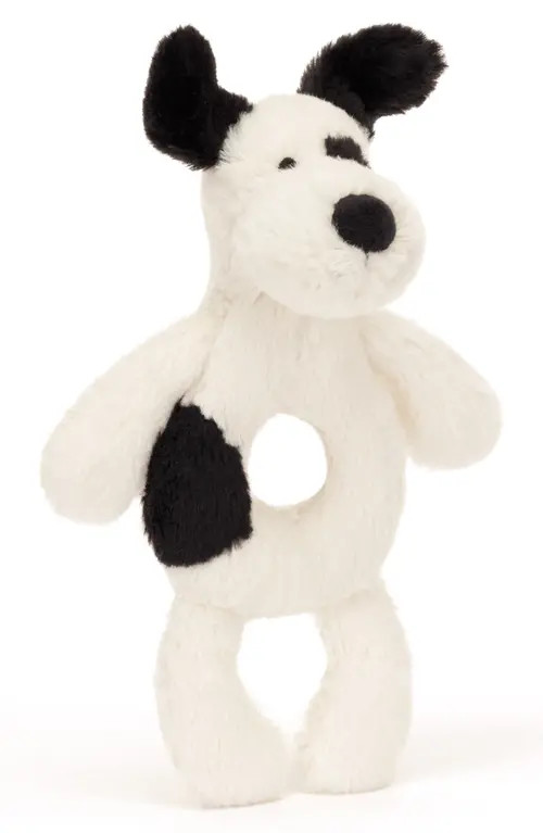 Jellycat Puppy Ring Rattle in White Multi at Nordstrom | Nordstrom
