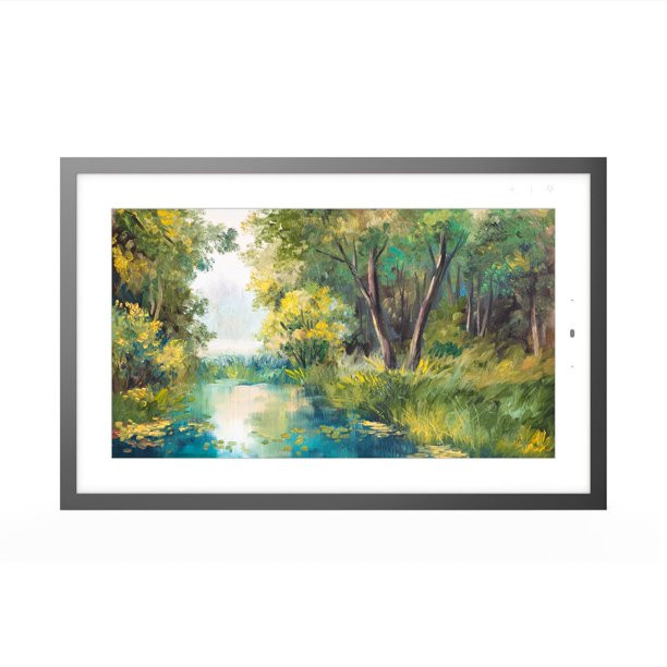 Lenovo 15" x 24" Smart Frame Wood Digital Photo Frame, Black - Walmart.com | Walmart (US)