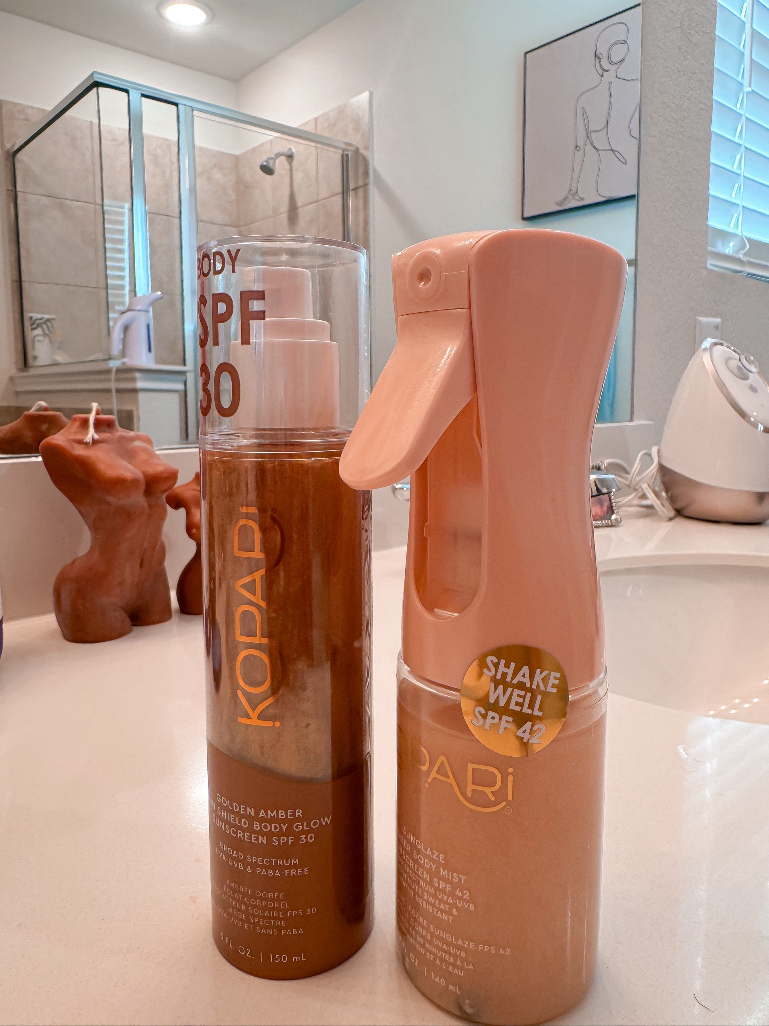 Kopari sun shield, sunscreen, body glow, sun glaze, sheer body mist

#LTKBeauty #LTKSwim