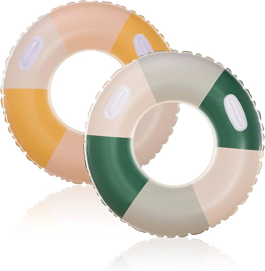 Swimming Ring for Adults, Inflatable Pool Rubber Ring Swim Pool Inflatables for Water Sports Summ... | Amazon (UK)