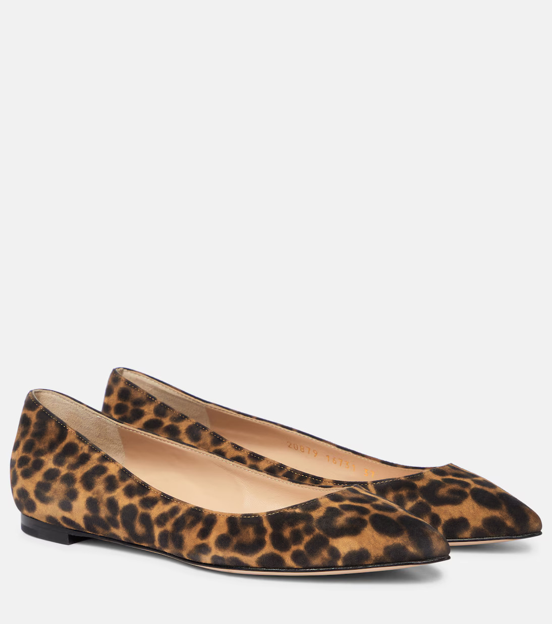 Gianvito leopard-print ballet flats | Mytheresa (INTL)