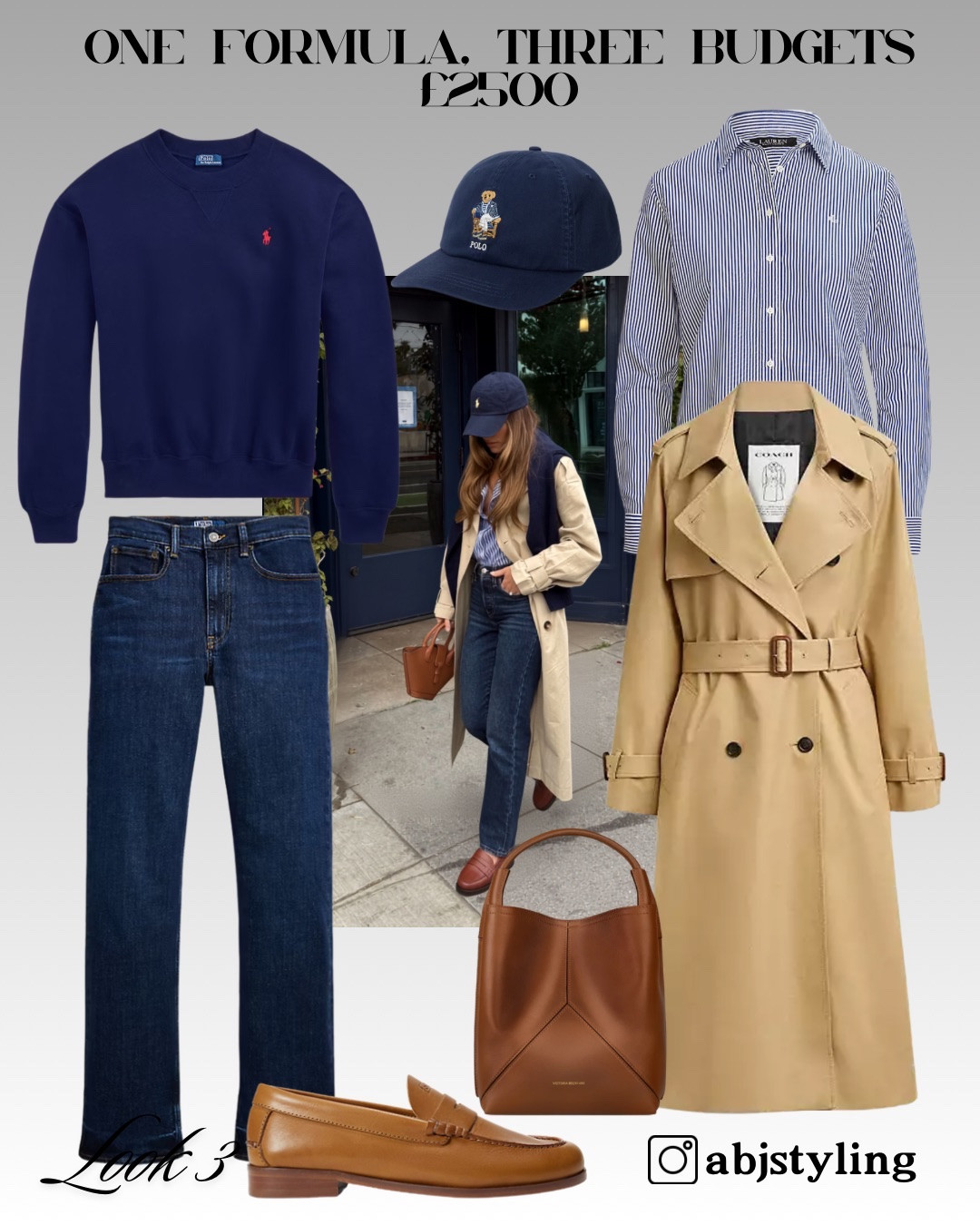 The investment version: richer fabrics, classic Ralph Lauren-style prep and pieces designed to stay in the wardrobe for years.

Styling tip: when everything is classic, add one relaxed element — here, the baseball cap stops it feeling too polished.

#LTKuk #LTKeurope #LTKautumn