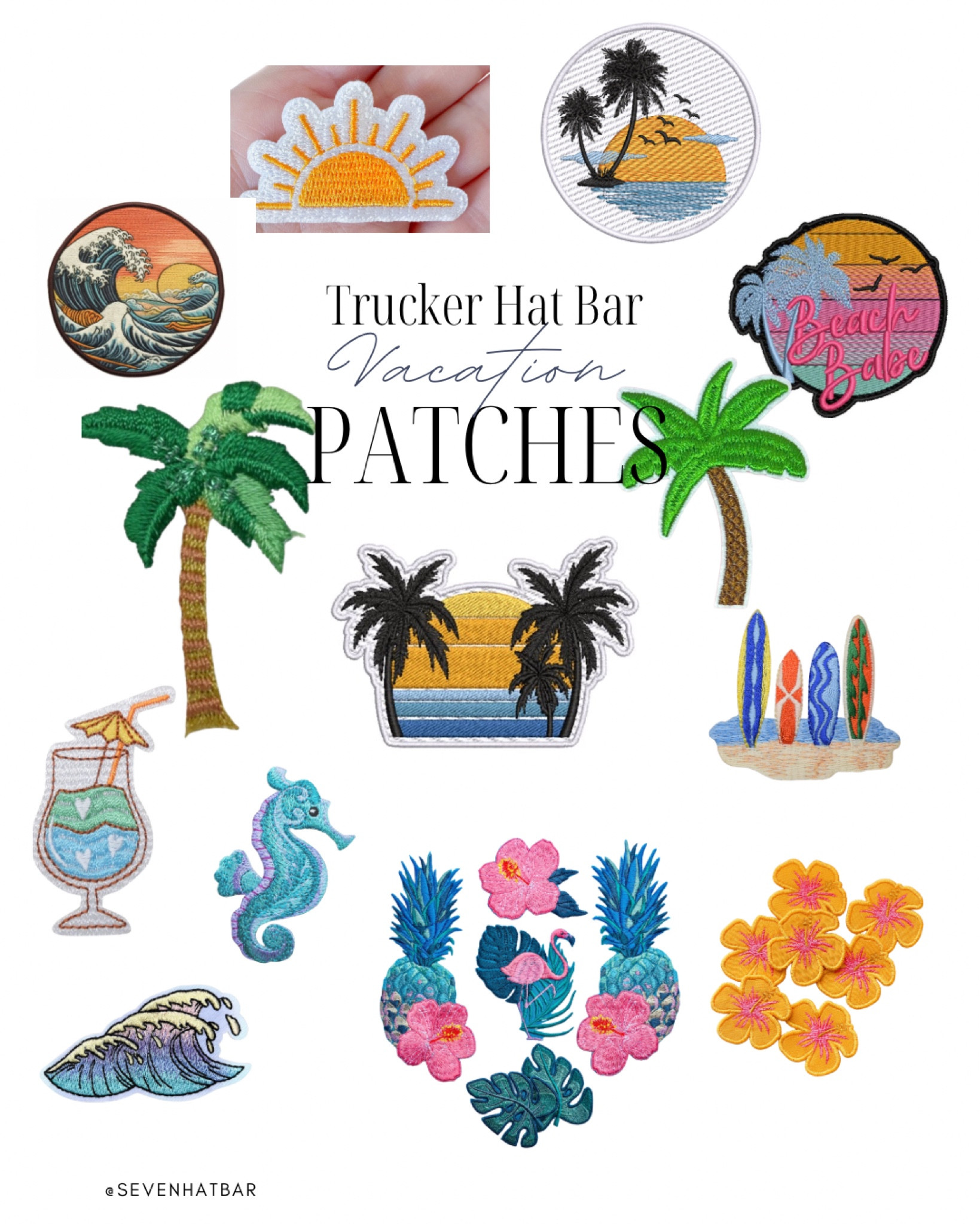 Life is better at the  beach... Trucker Hat Style of course. 
Beach patch options 🌊🌴☀️

#LTKFestival #LTKstyletip #LTKfindsunder50