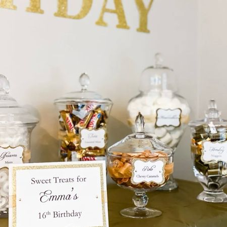 Create a fun and easy candy bar for a birthday party, graduation party or your next family get-together. 

#LTKhome #LTKfindsunder50 #LTKstyletip