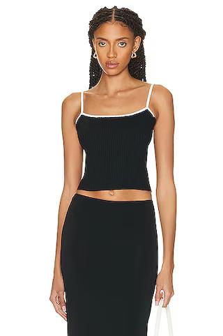 Staud Soleil Top in Black | FWRD 
