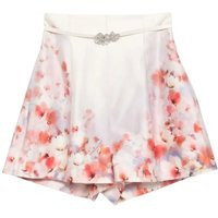 Zimmermann - White Floral Silk Shorts - Größe 1 - weiß | Fashionette (DE)