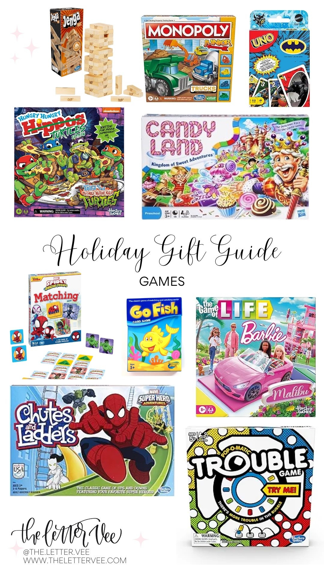 Holiday Gift Guide: Games

Family board games / kids board games / card games / game night 

#LTKKids #LTKFamily #LTKGiftGuide