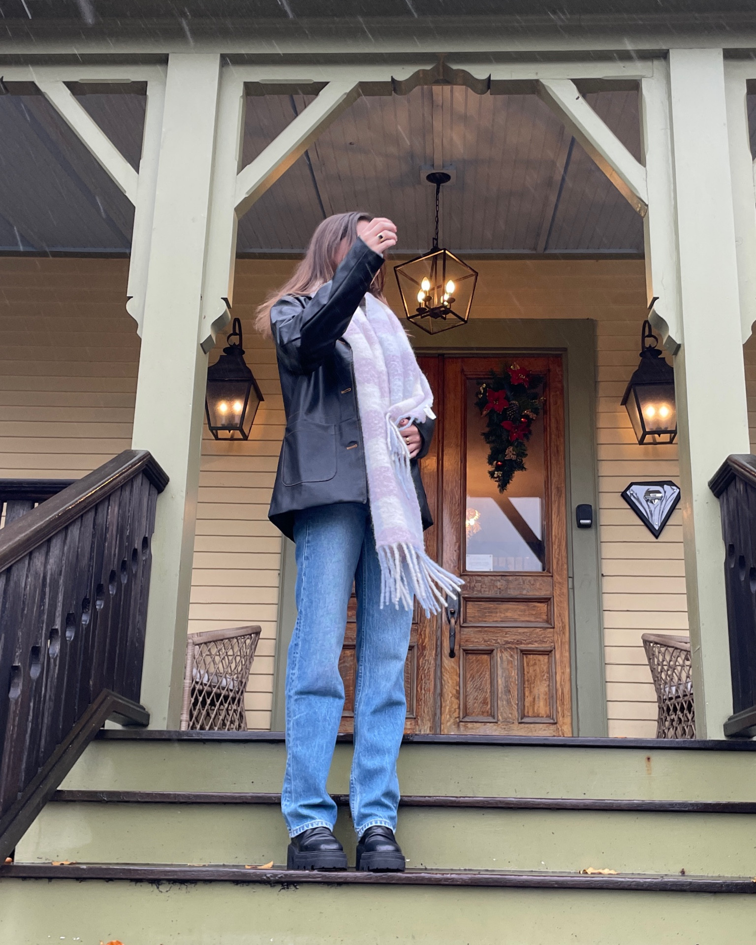 have this scarf in green too :) 

#LTKSeasonal