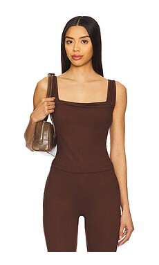 Miaou Luna Top in Chocolate from Revolve.com | Revolve Clothing (Global)