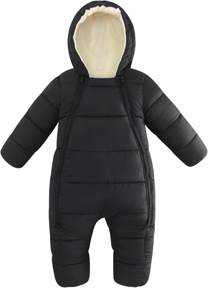 UNIFACO Baby Boys Snowsuit Newborn Baby Girls Winter Coat Toddler Clothes | Amazon (US)