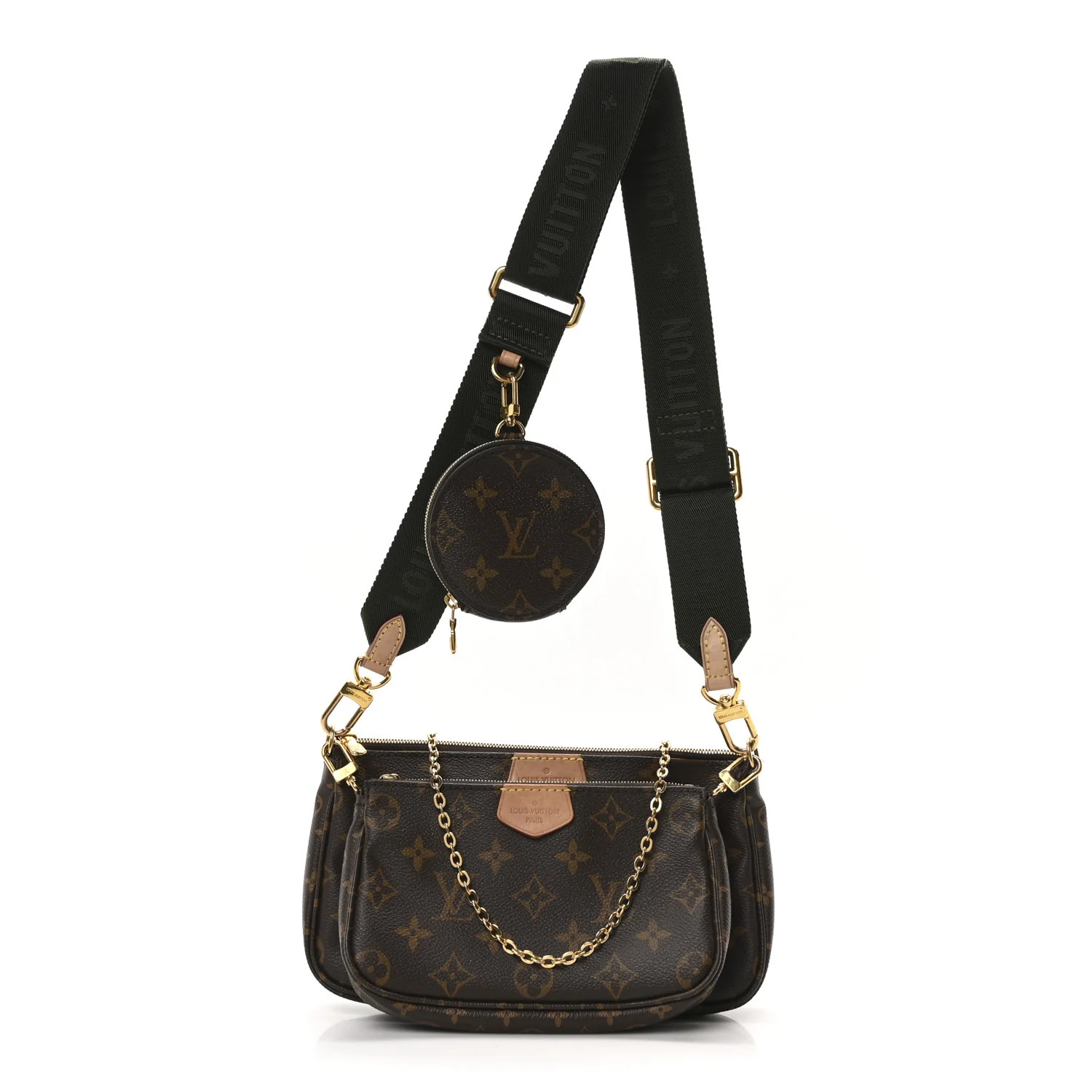 Louis Vuitton Monogram Multi Pochette Accessories Kaki 1741256 | FASHIONPHILE (US)