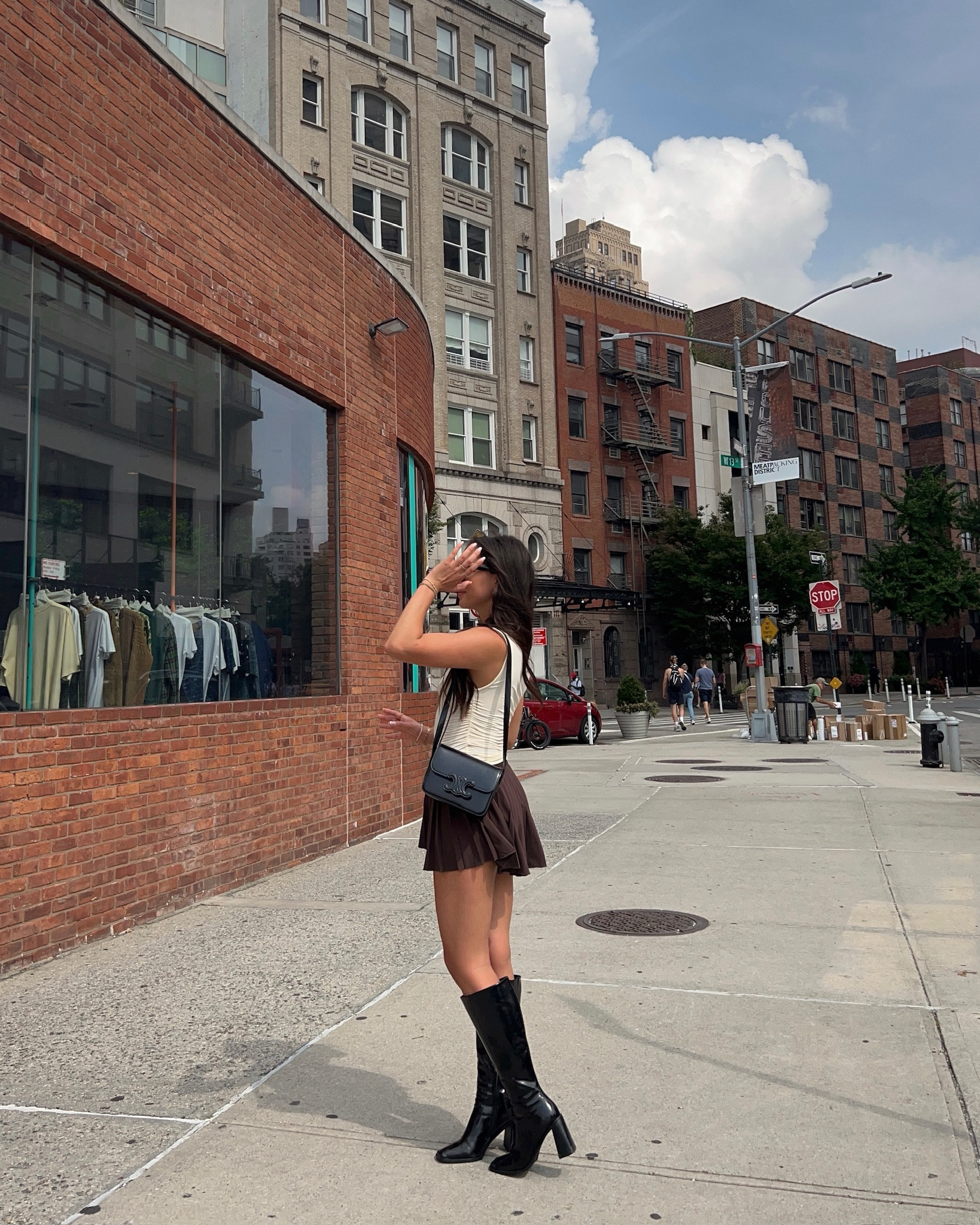 fall ready with this cute brown skirt, top, and black boots. 

everything is linked, plus an extra skirt option

#LTKStyleTip #LTKSeasonal
