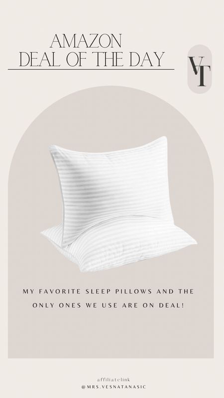 My favorite sleep pillows are 40% off today! We have had ours for a few years now and love them! 

Amazon home, Amazon find, Amazon, 

#LTKhome #LTKfindsunder100 #LTKsalealert