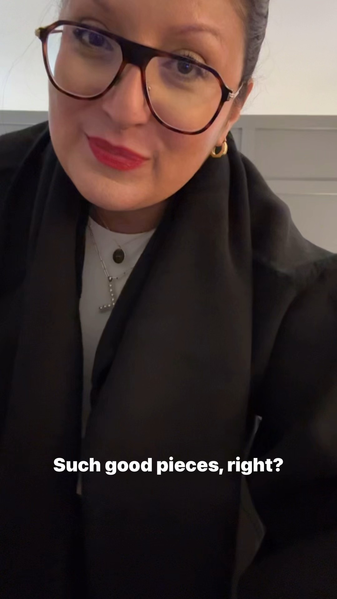 This Quince wool scarf coat is SO GOOOOOOOD. Wearing XL. #quincepartner  @onequince

#LTKMidsize #LTKSeasonal #LTKOver40