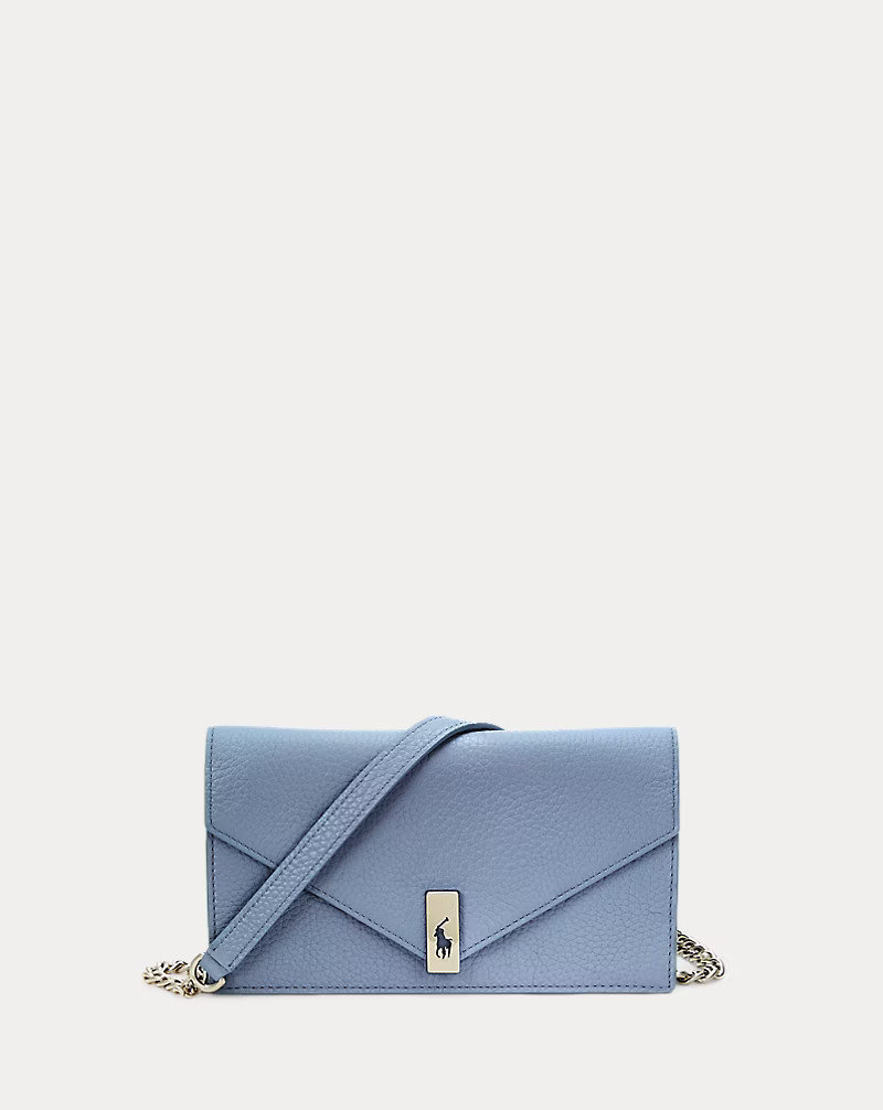 Pebbled Leather Chain Wallet | Ralph Lauren (UK)