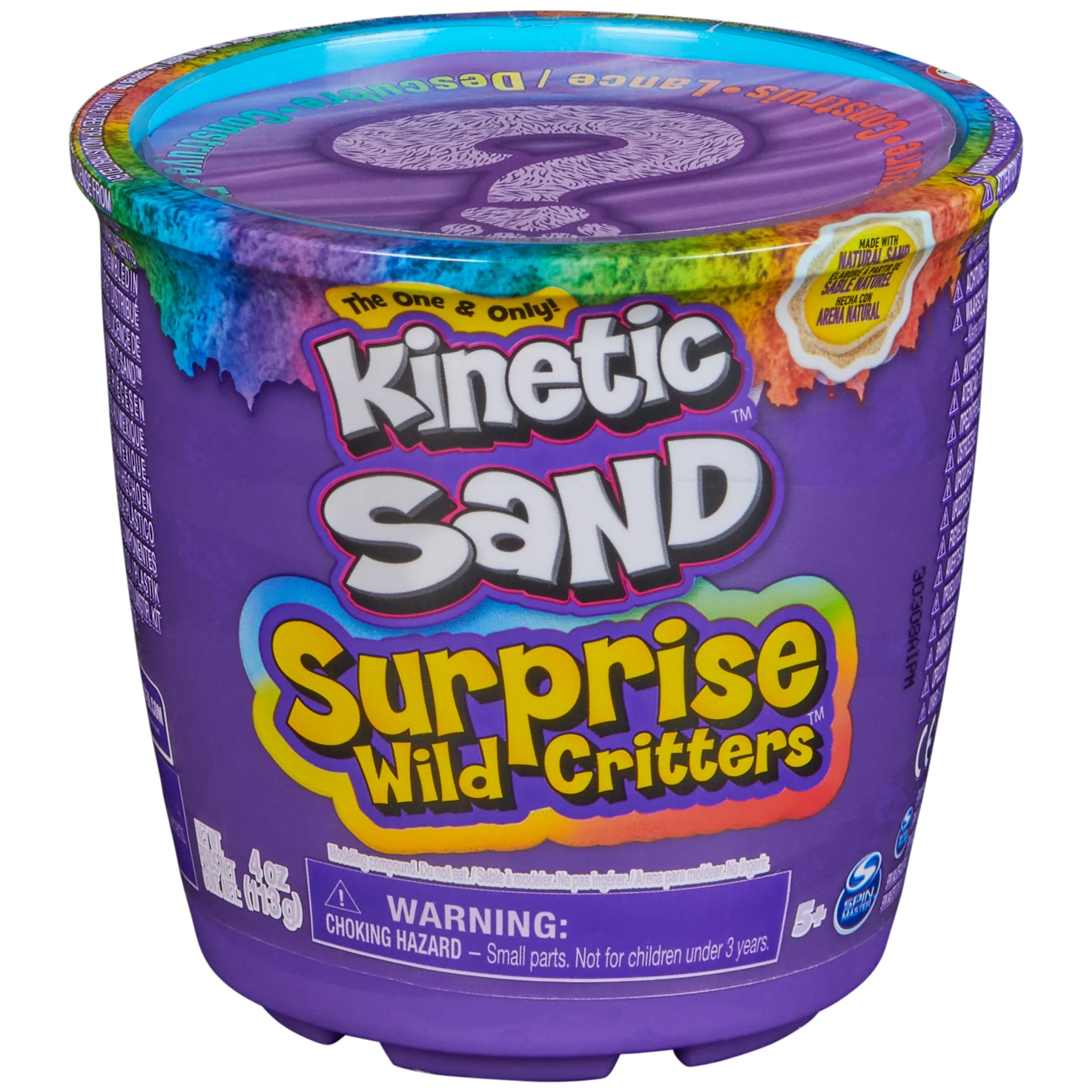 Kinetic Sand Surprise Wild Critters Play Set with Storage | Walmart (US)