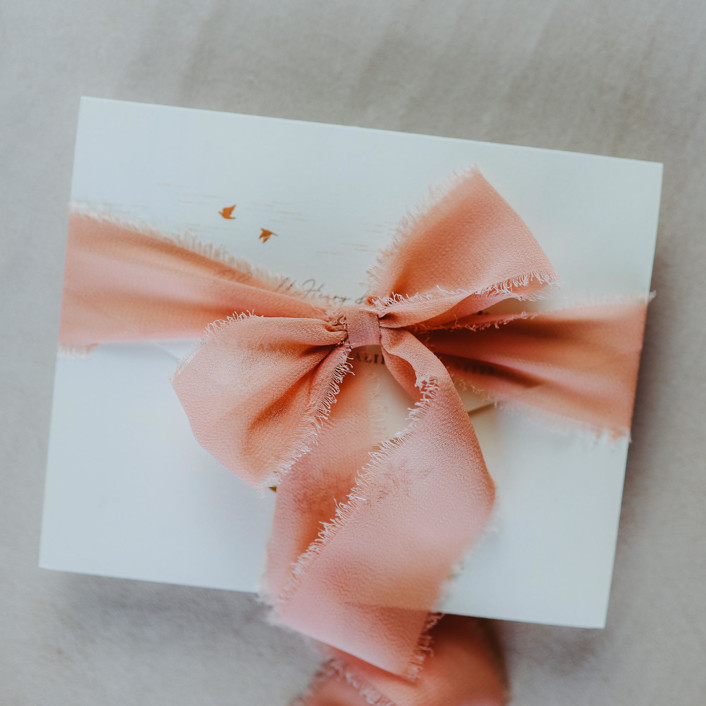 Wedding Ribbon Chiffon 1.5"" Wide Sedona Ribbons | Minted