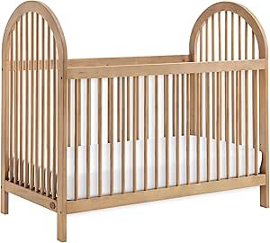 Everlee 3-in-1 Island Crib, Honey Wood | Amazon (US)