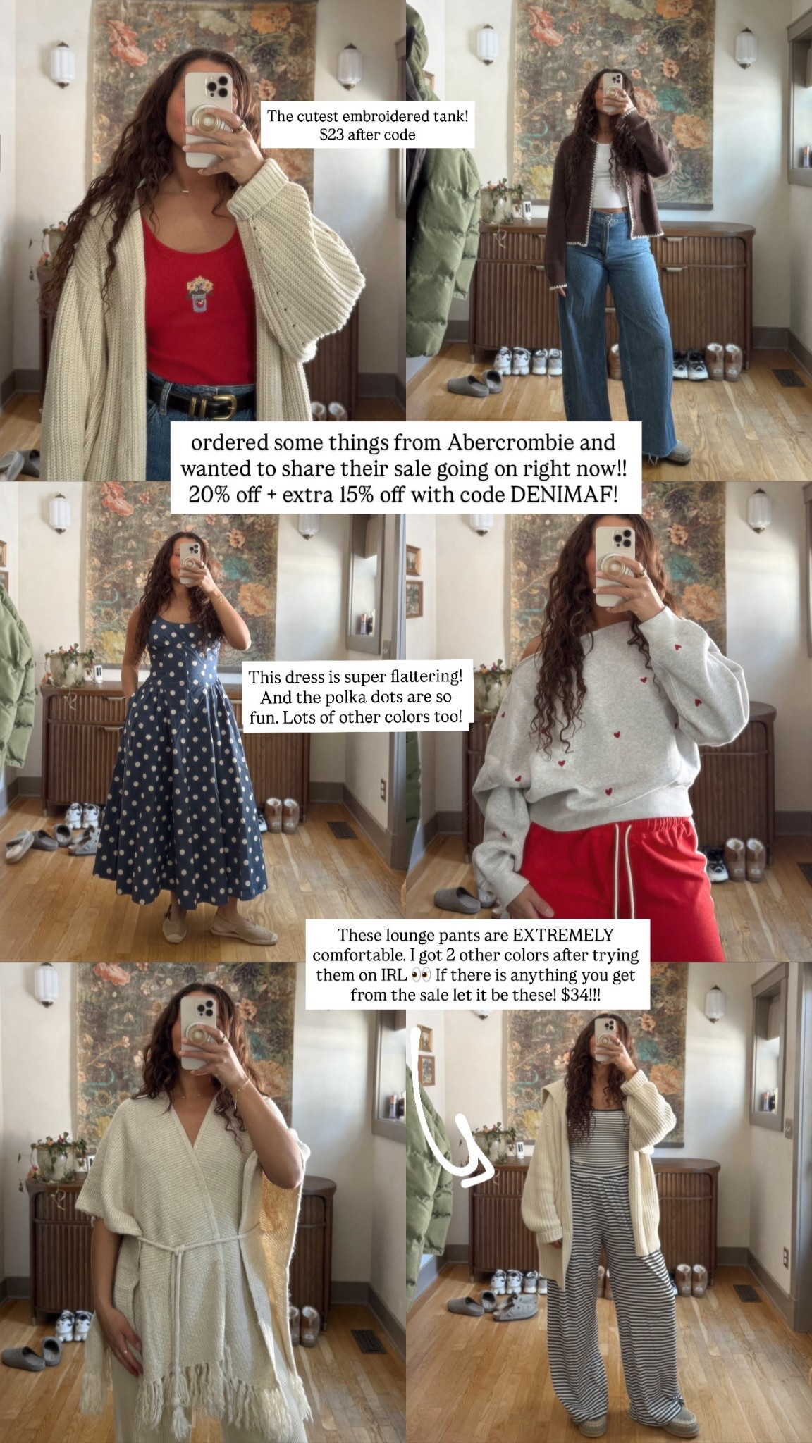 Shop my recent Abercrombie order