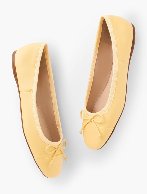 Blaine Soft Sole Nappa Ballet Flats | Talbots
