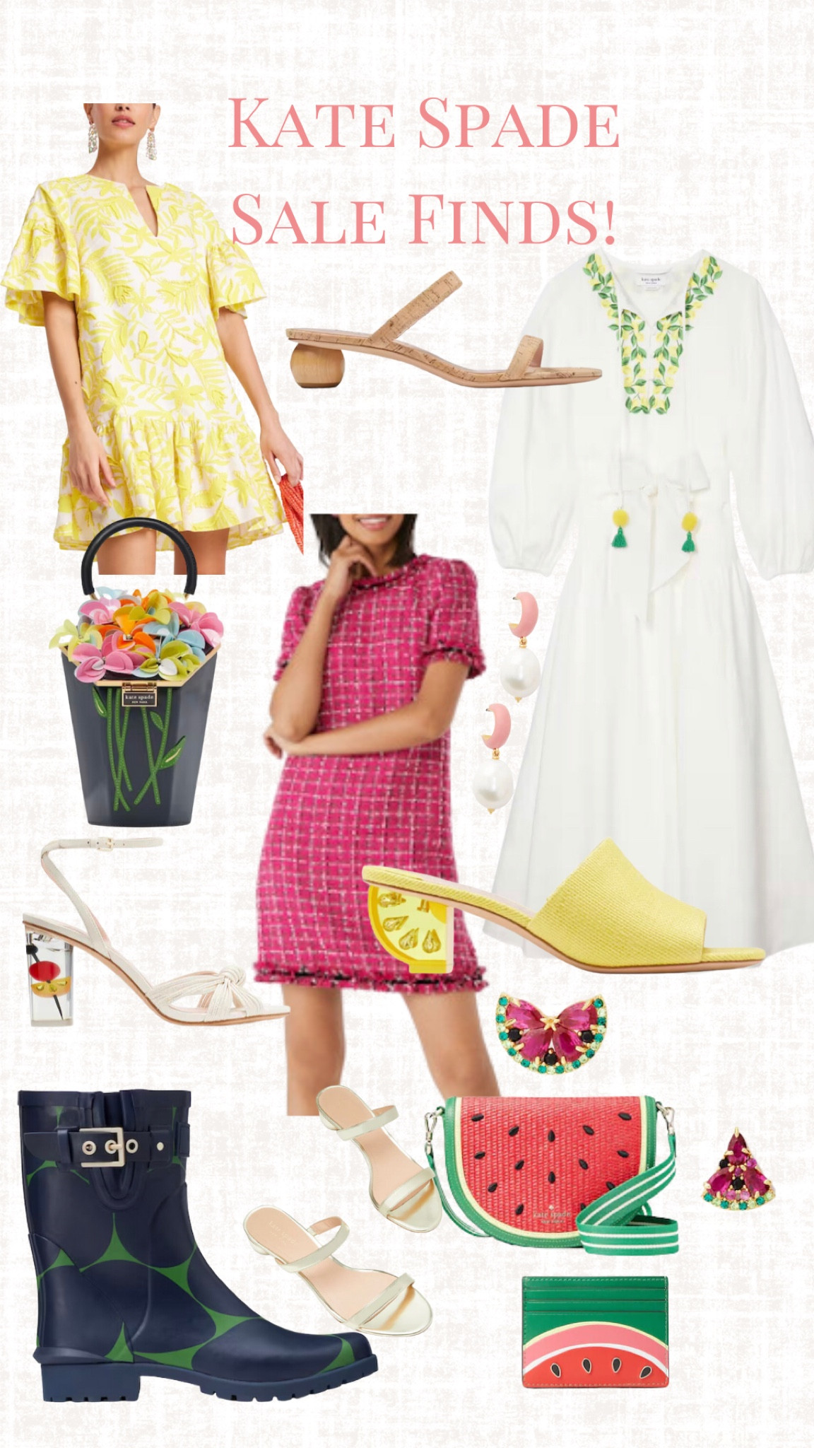 Kate Spade 30% off sale finds! 
+ extra 20% off sale finds!

Sandals, summer dresses, Dresses, bouquet purse, wedding guest dresses, purses, bags, summer fashion 


#summerdresses #weddingguestdresses #purses #lemons #dresses #vacationoutfits #bags #crossbodybags #swimwear #pink #tweeddress #tweed #tweedskirt #workoutfit #vacationstyle #summerstyle #wedding #bridal #weddingshoes #watermelon #coastalstyle #coastal 

#LTKworkwear #LTKsalealert #LTKfit
