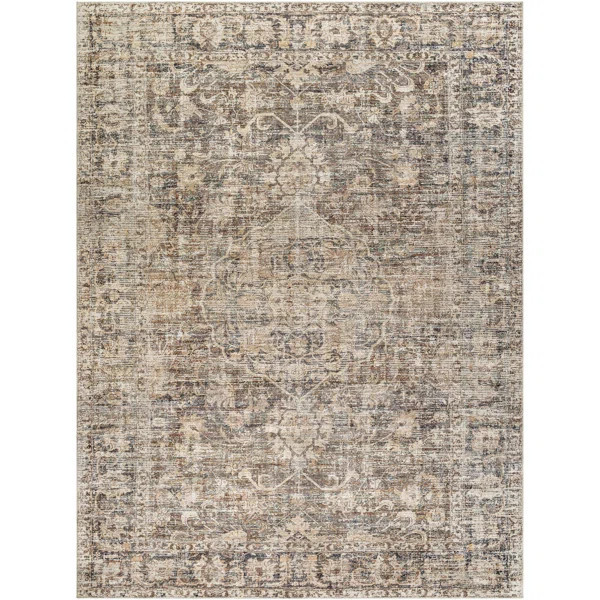 Becki Owens x Surya Marlene Vintage Dark Brown Area Rug | Wayfair North America