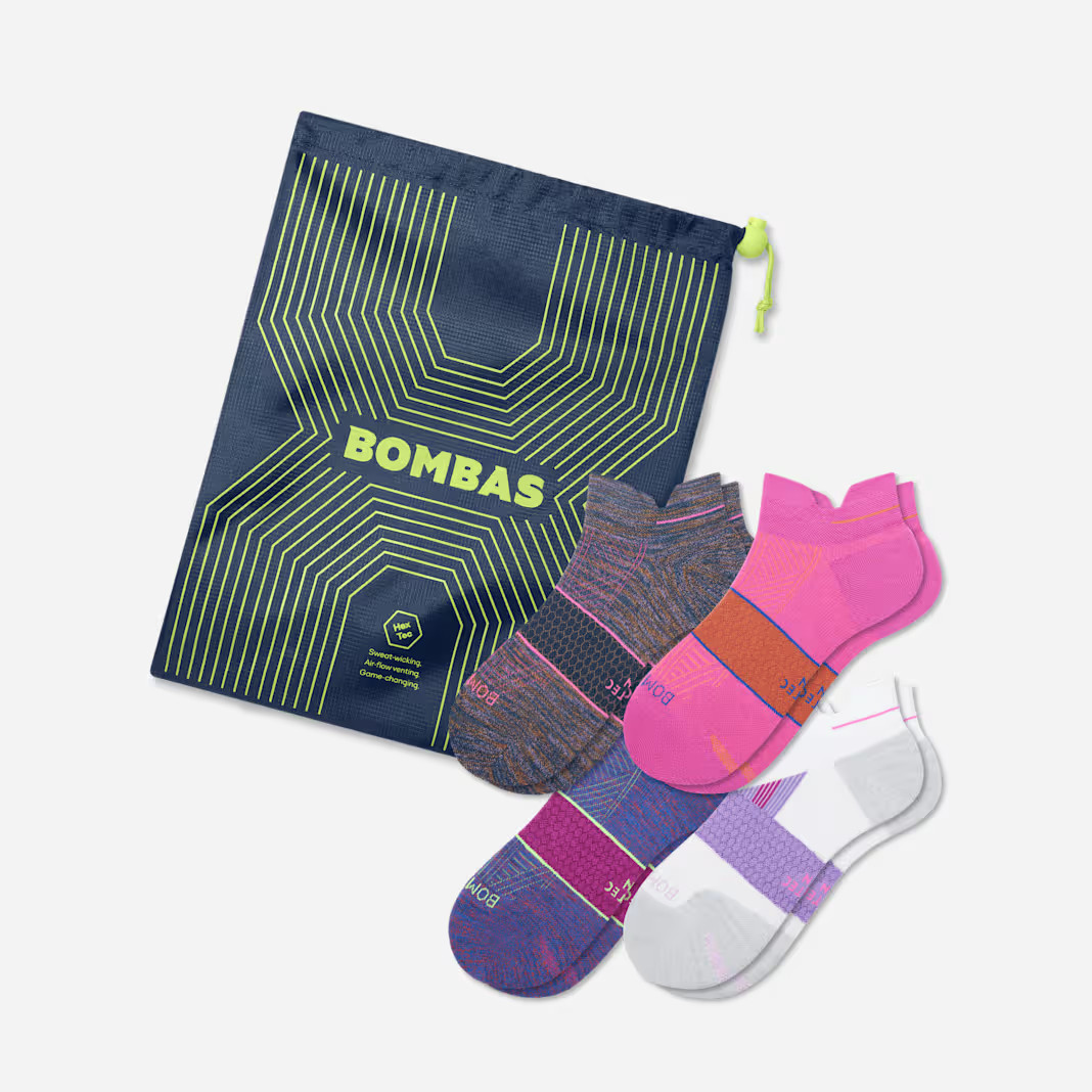 Women's Running Ankle Sock 4-Pack Gift Bag | Bombas