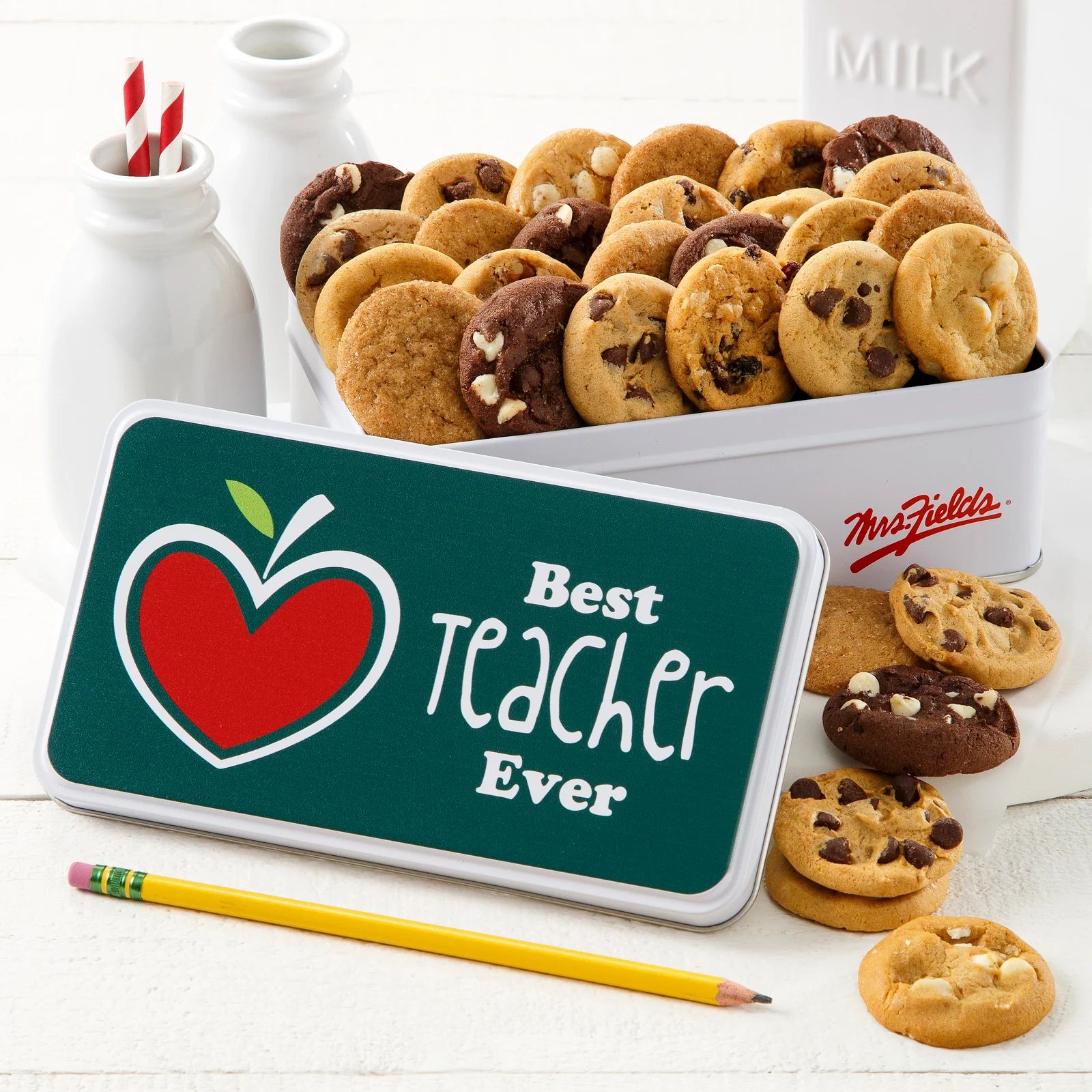 Best Teacher Ever Cookie Tin | Mrs. Fields
