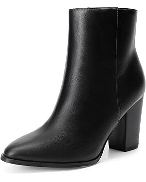 DREAM PAIRS Women's Ankle Boots Chunky Block Heel Booties | Amazon (US)