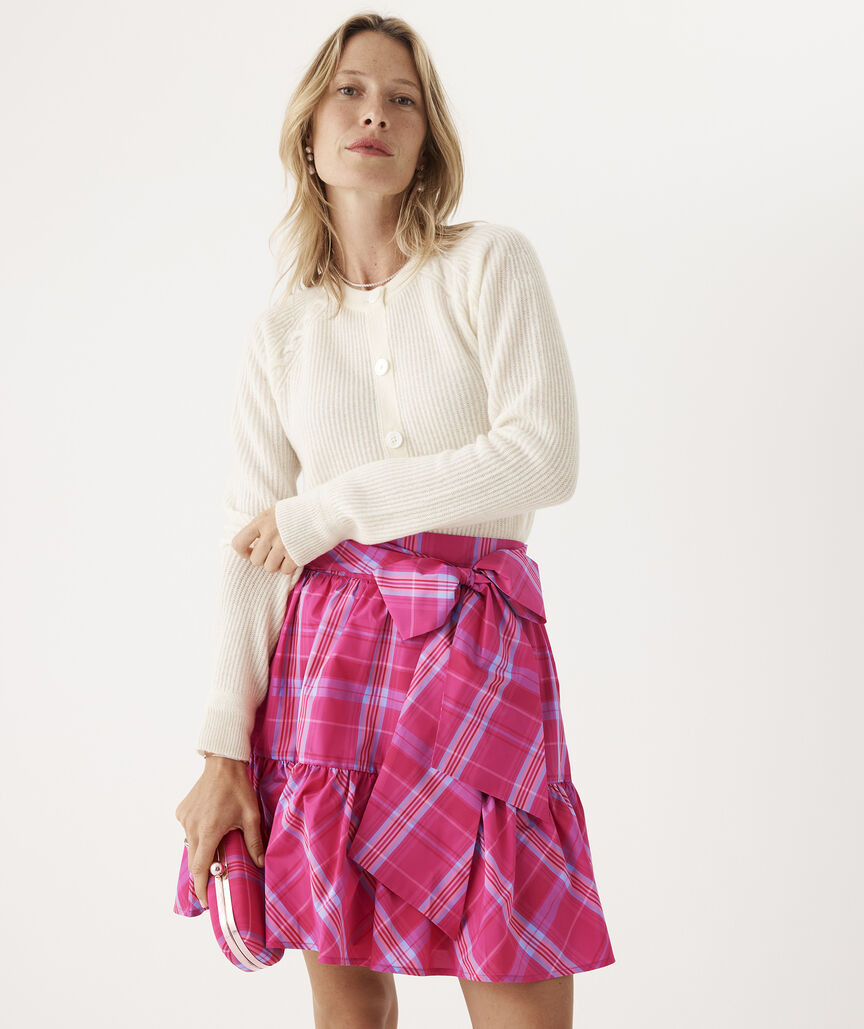 Anne Taffeta Skirt | vineyard vines