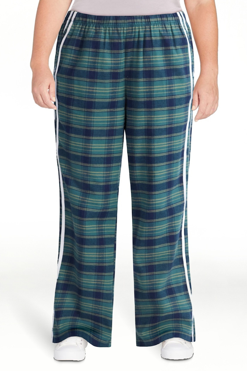 No Boundaries Cotton Boxer Pants with Side Stripes, 31'' Inseam, Women's - Walmart.com | Walmart (US)