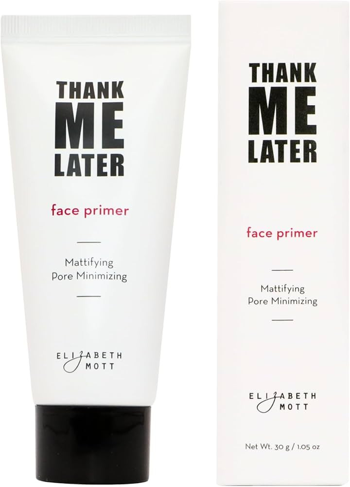 Elizabeth Mott Thank Me Later Face Primer - Mattifying Makeup Base Primer for Shine and Oil Contr... | Amazon (US)
