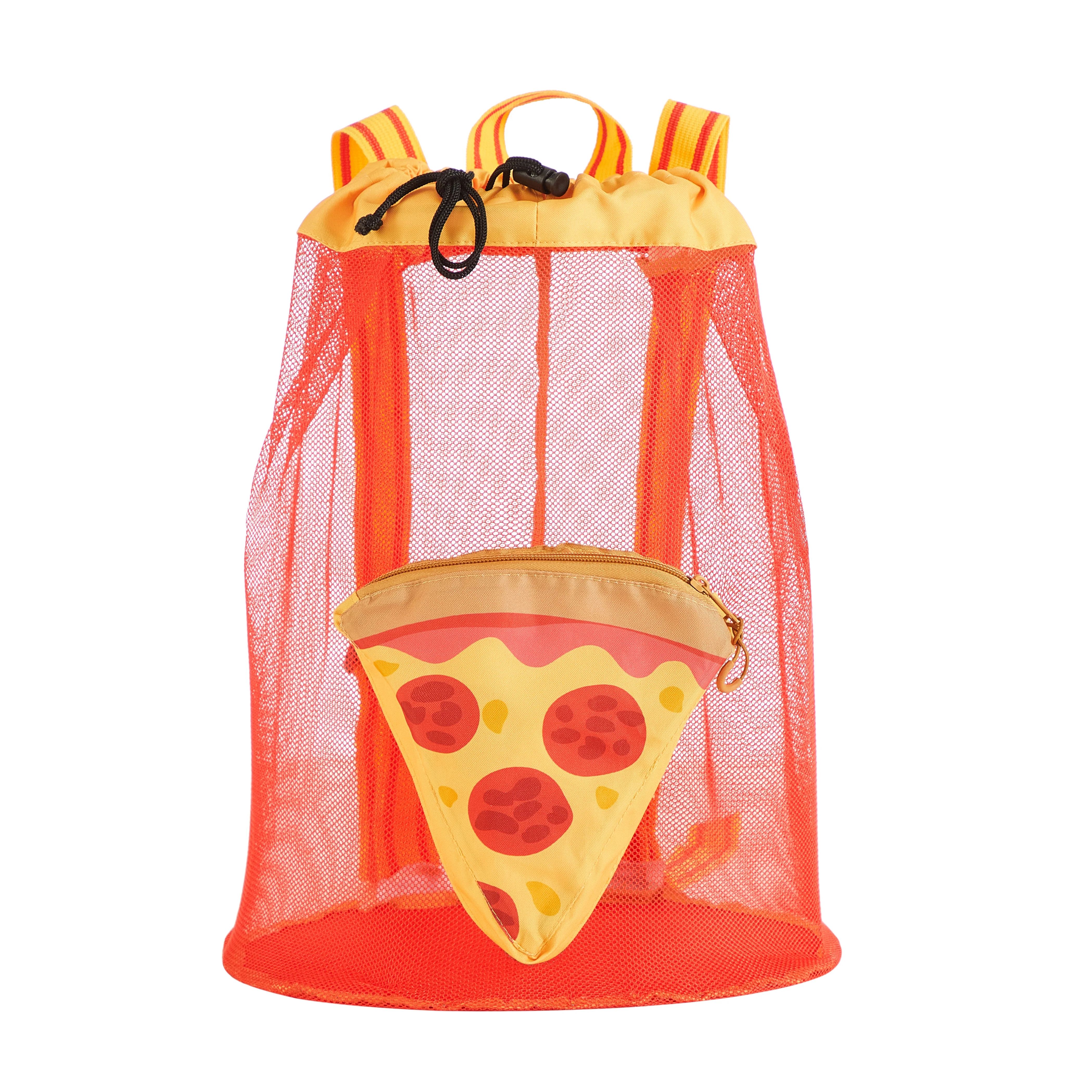 Sunshine Squad Pizza Beach Convertible Mesh Backpack | Walmart (US)