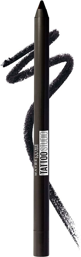 Maybelline TattooStudio Long-Lasting Sharpenable Eyeliner Pencil, Glide on Smooth Gel Pigments wi... | Amazon (US)