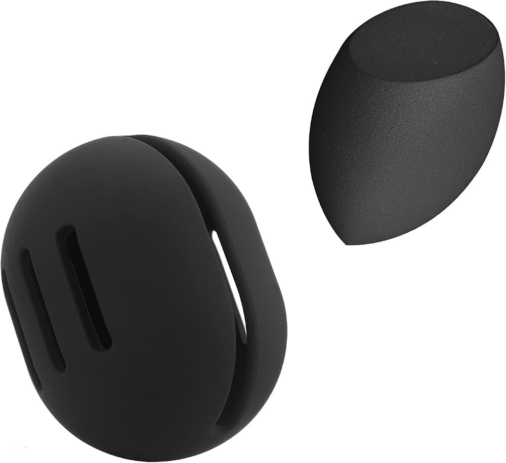FERYES Makeup Sponge Holder with Makeup Sponge– Eco-Friendly Silicone Beauty Make Up Blender Ca... | Amazon (US)