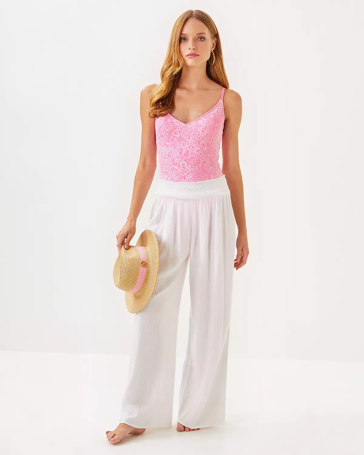 30" Enzo Cotton Cover-Up Pant | Lilly Pulitzer