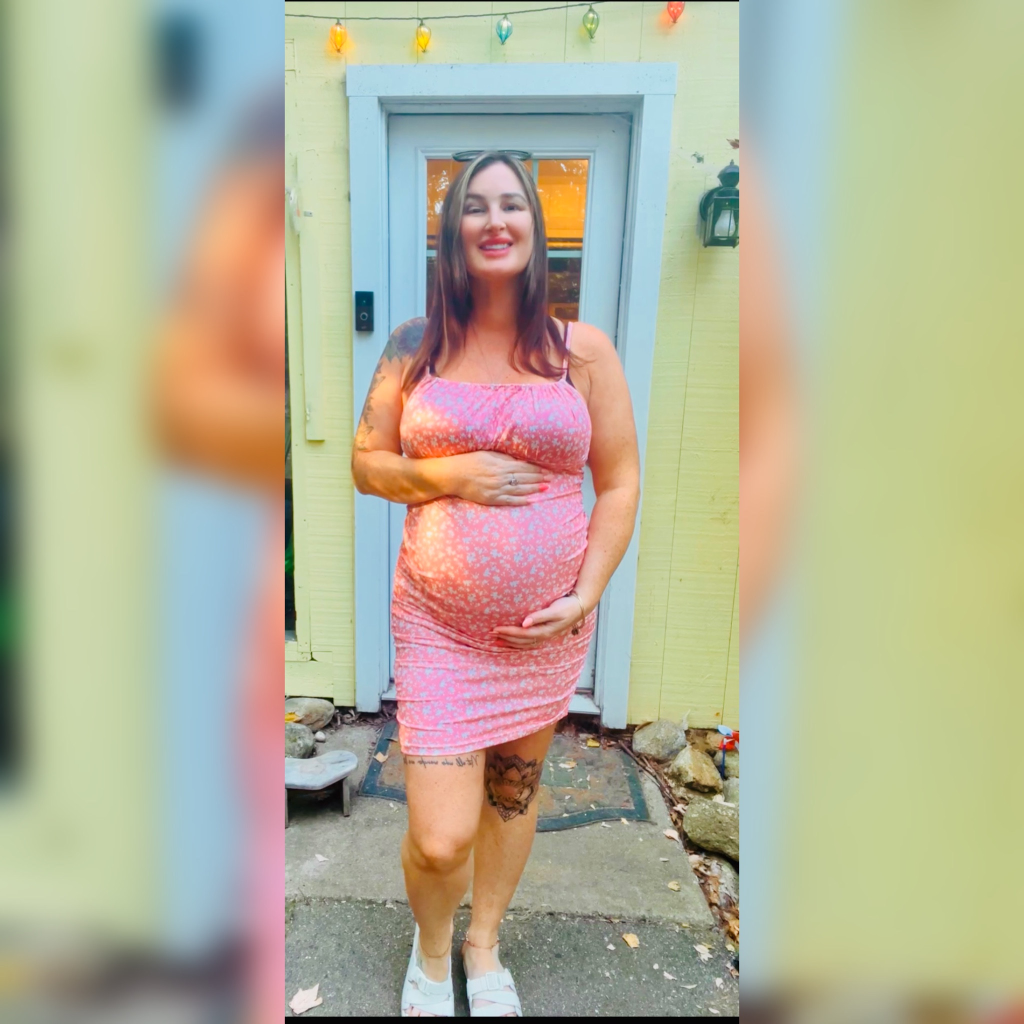 Third trimester maternity! 28 weeks today and this dress is so comfy!!

#LTKBump