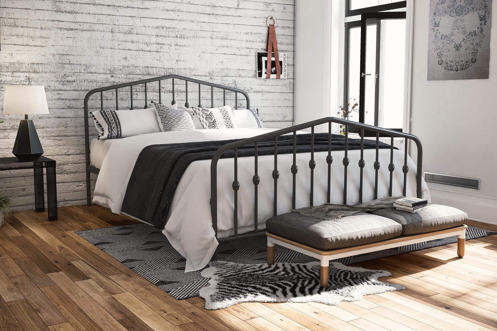 Novogratz Bushwick Metal Bed, Multiple Options Available | Walmart (US)