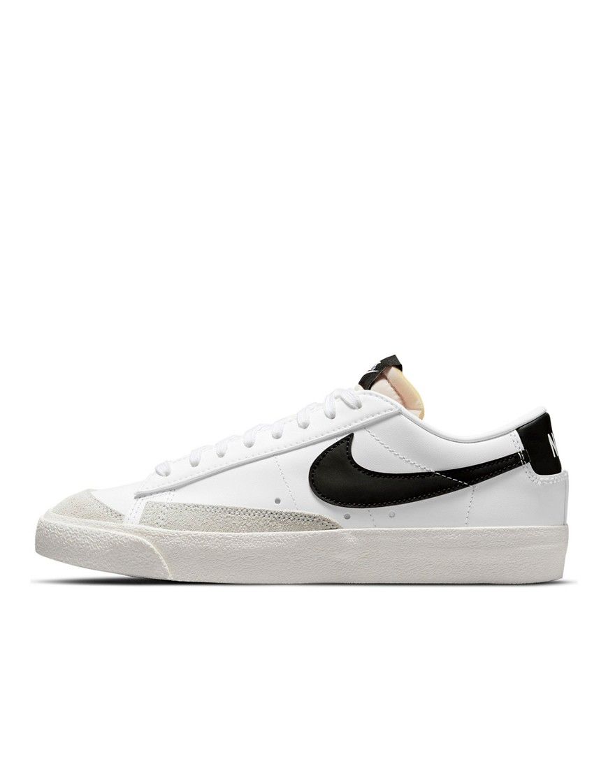 Nike Blazer Low '77 VNTG sneakers in white/black | ASOS (Global)