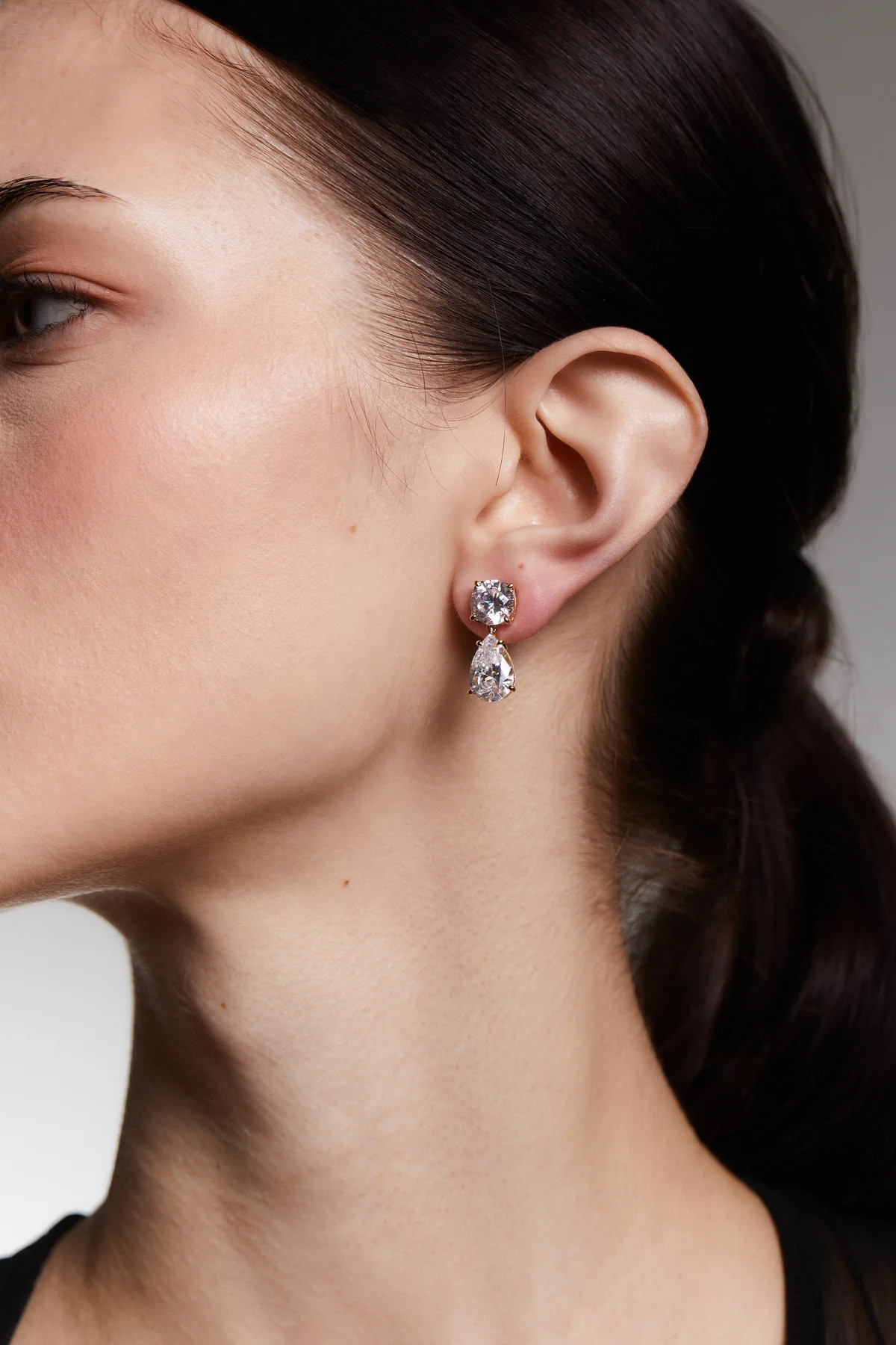 MAIDEN PEAR DROP EARRINGS | NADRI