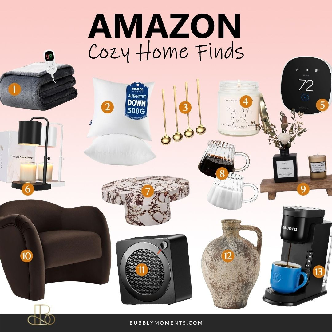 Creating a cozy home can be simple 🤍 These cozy home finds are perfect for adding comfort and warmth to your space. From soft textures to everyday home essentials, each item helps create a relaxed and inviting feel. Easy to style and use daily, these finds work well in the living room, bedroom, or any corner of your home.
Whether you’re updating your space or adding small touches to make it feel more comfortable, these home pieces help create a calm and cozy atmosphere. Perfect for slow mornings, quiet evenings, and everyday living.
Save this post for home inspiration and tap to shop ✨
#LTKHome #LTKFindsUnder100 #LTKFindsUnder50 #cozyhome #homefinds #homeinspo #homedecor #cozyvibes #interiorinspo #neutralhome #amazonhome #amazonfinds #homeessentials #cozycorners 

 