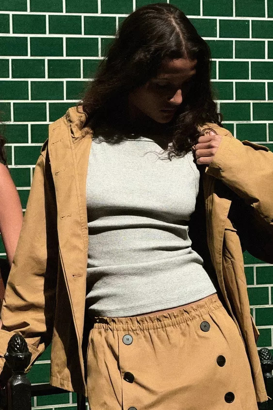 CROPPED TRENCH COAT | Zara US