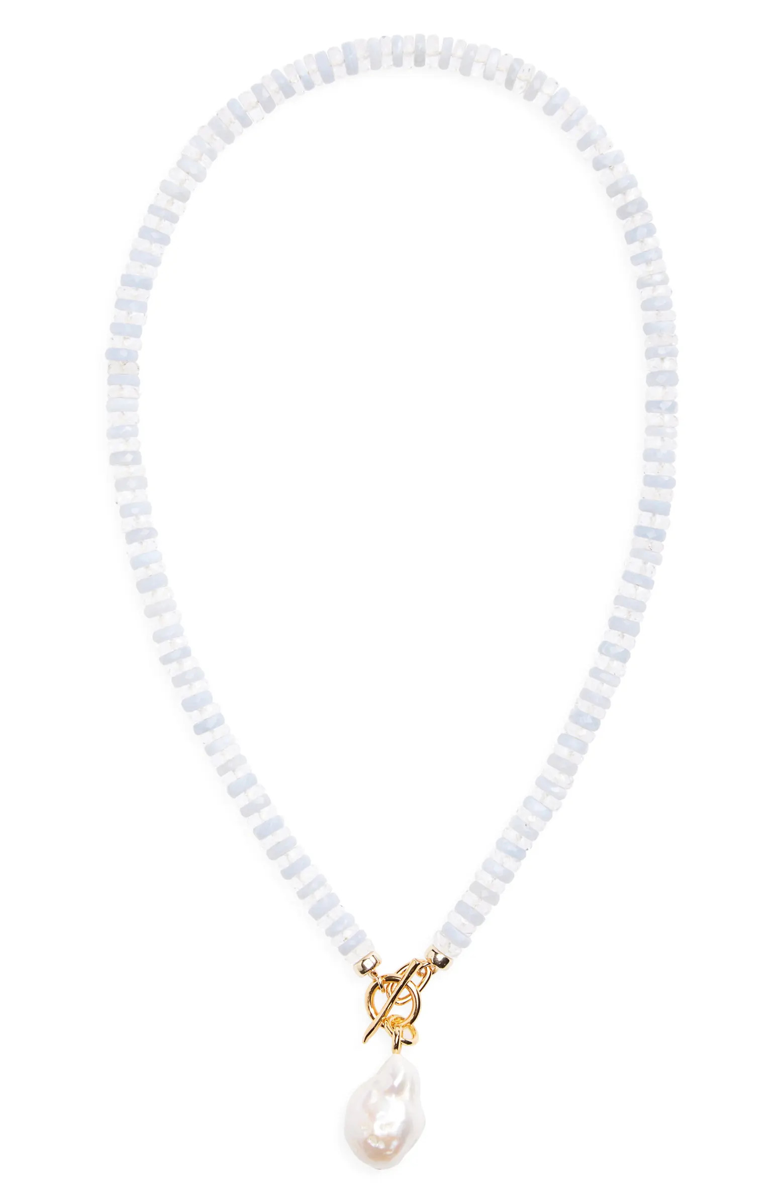 Lizzie Fortunato Pearl Isle Beaded Toggle Necklace | Nordstrom | Nordstrom