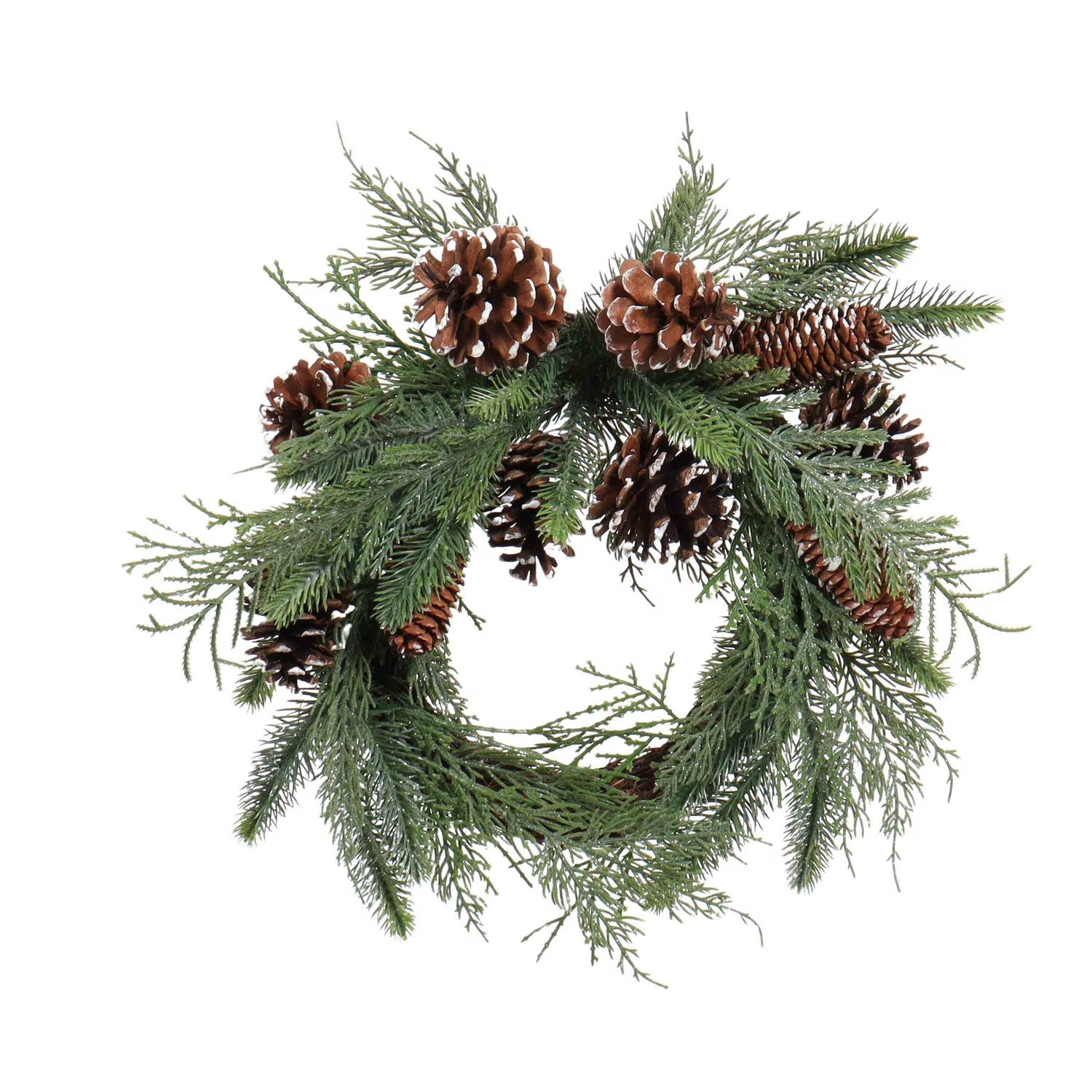 Holiday Time 12" Unlit Pine Christmas Wreath - Green, 12 inch Pinecone Wreath, no assembly requir... | Walmart (CA)