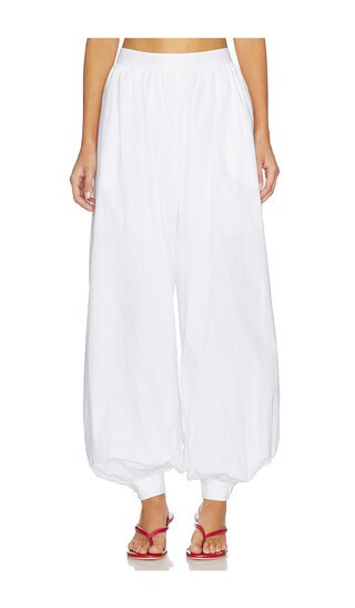 ROTATE Balloon Pleated Pants in White. - size 40 | Revolve Clothing (Global)