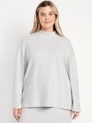 Cozy Mock-Neck Tunic Sweater | Old Navy (US)