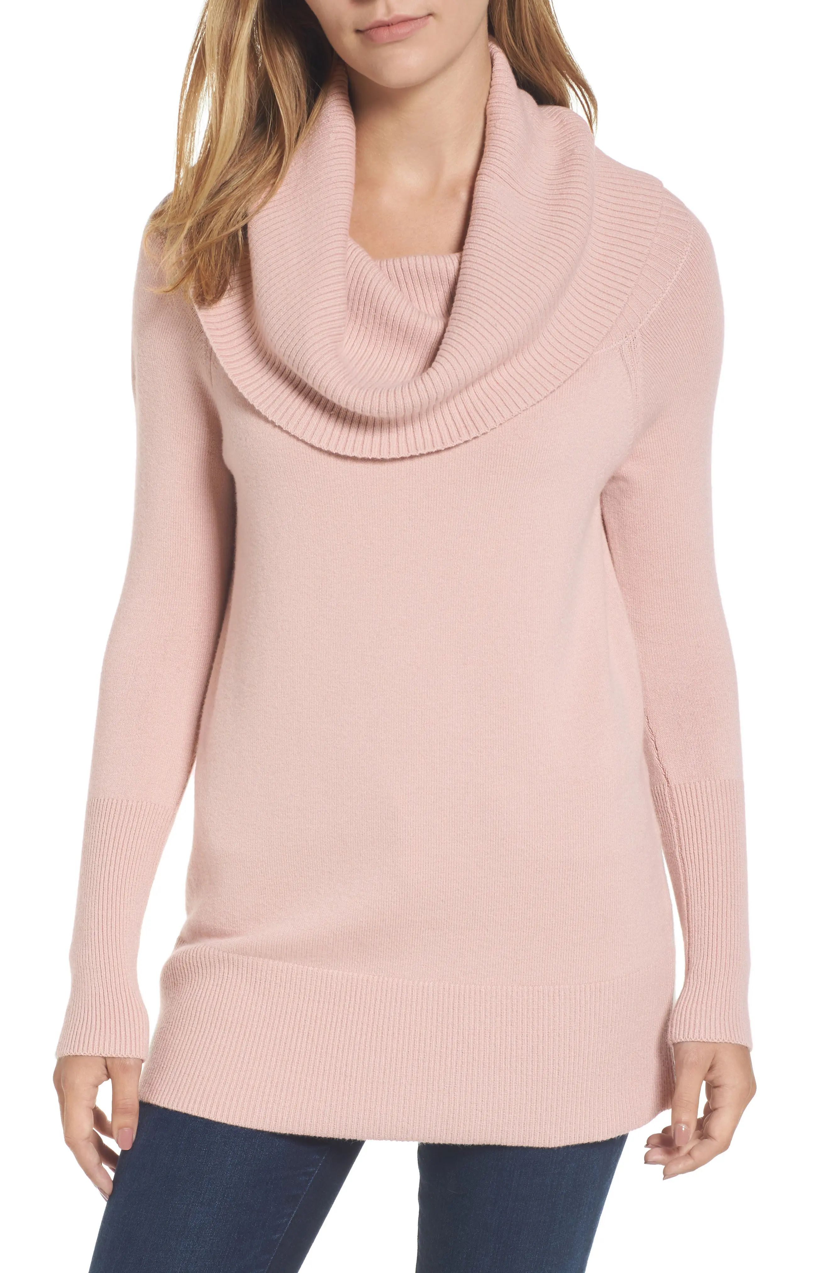 Halogen® Convertible Neck Sweater (Regular & Petite) | Nordstrom