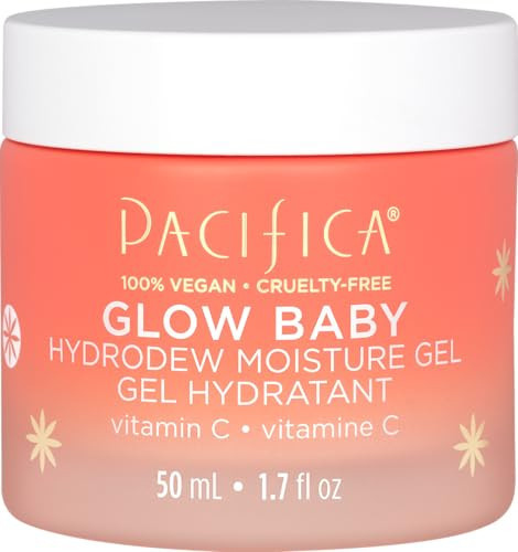 Pacifica Glow Baby Hydrodew Gel Moisturizer – Vitamin C & Niacinamide Dewy Face Gel for Glowing Skin, Lightweight Oil-Free Daily Moisturizer for Brightening & Hydration, Vegan & Clean Beauty Formula | Amazon (US)