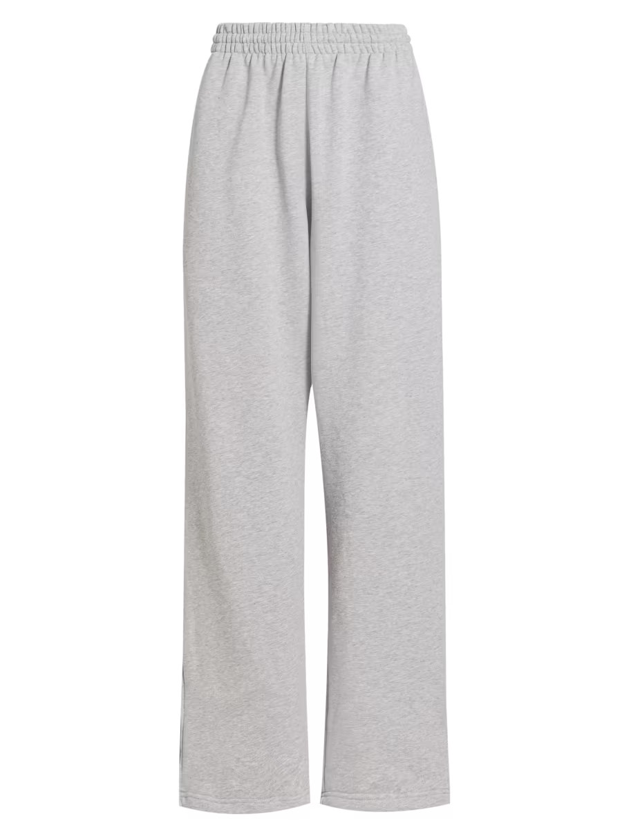 WARDROBE.NYC Hailey Bieber Wide-Leg Track Sweatpants | Saks Fifth Avenue