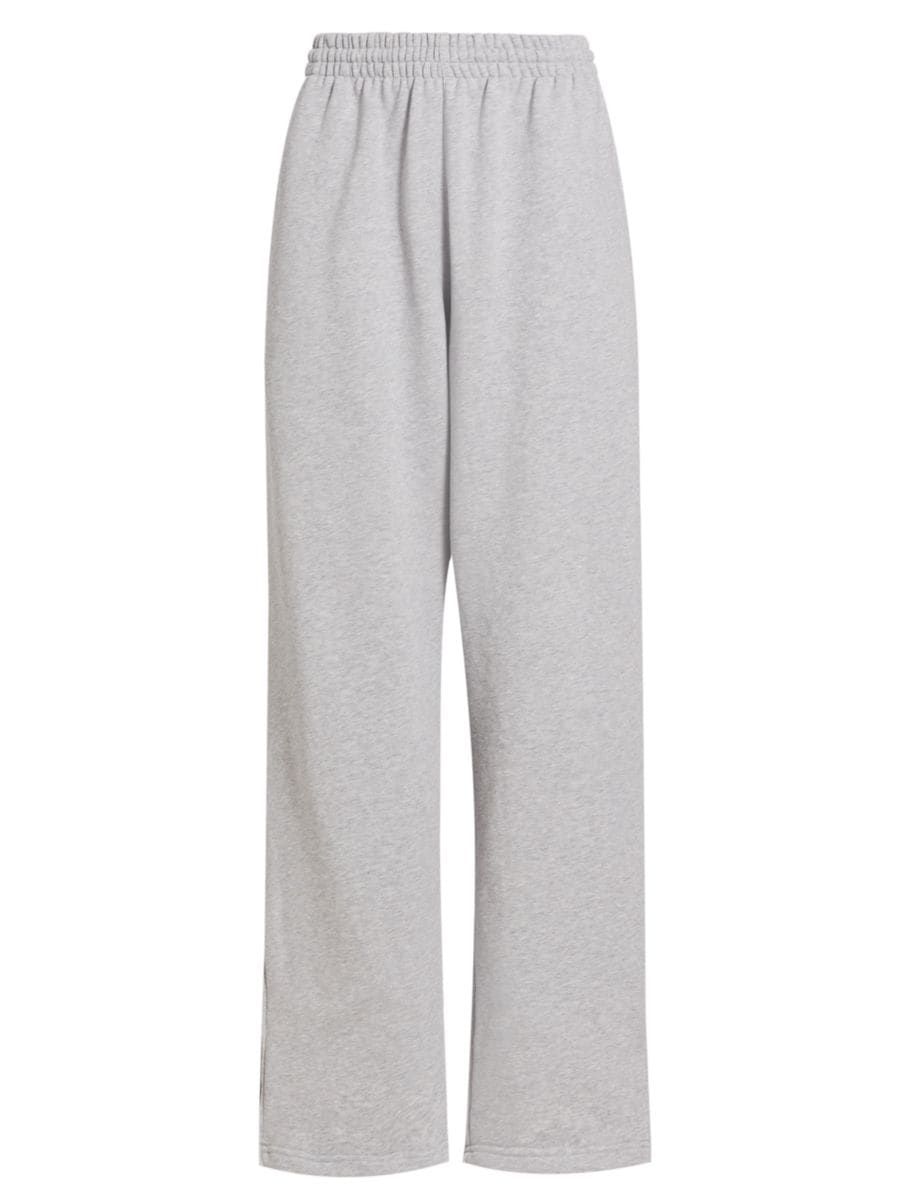 WARDROBE.NYC Hailey Bieber Wide-Leg Track Sweatpants | Saks Fifth Avenue